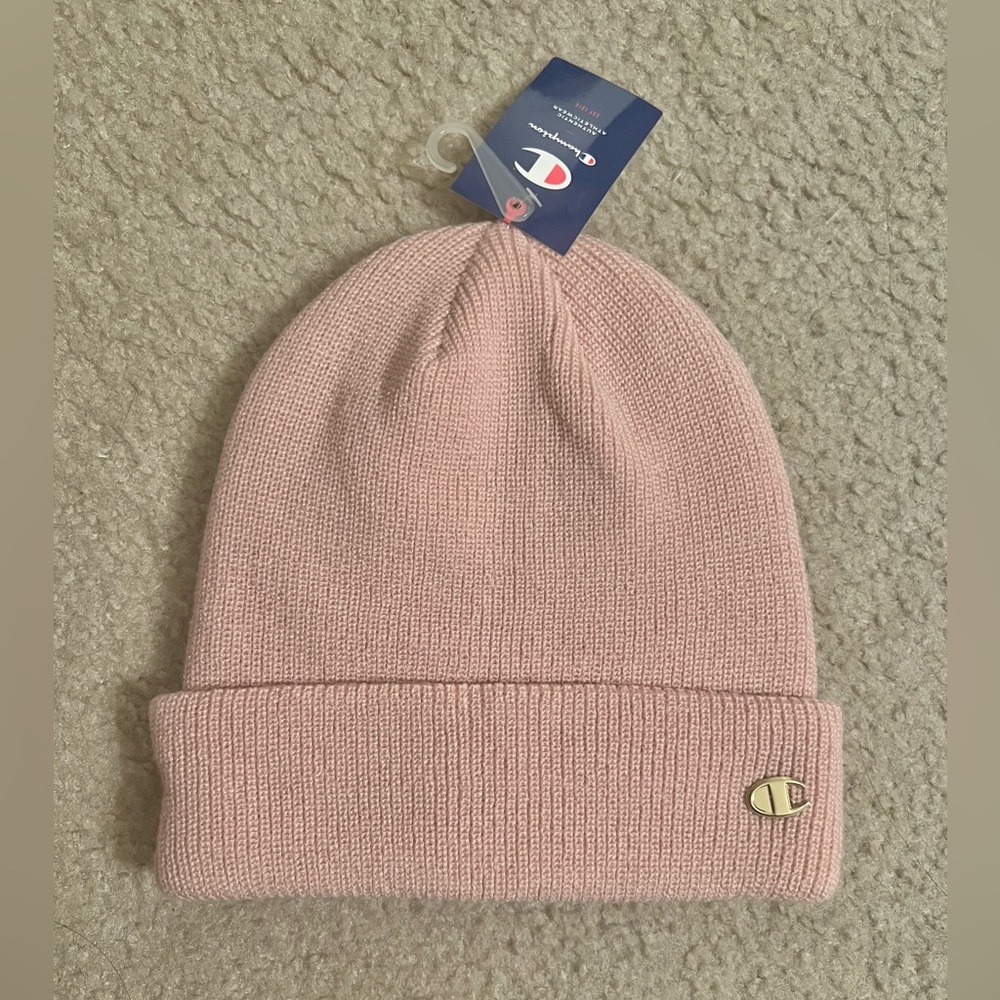 Light Pink Champion Beanie